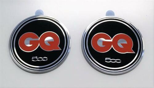 2x Original Emblème Badge Fiat 500 GQ Edition