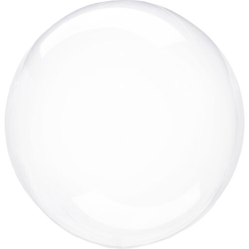CLEARZ 18/"-22/" Sphere Globe Shape BALLOONS 6 Colours Stretchy Deco Bubble