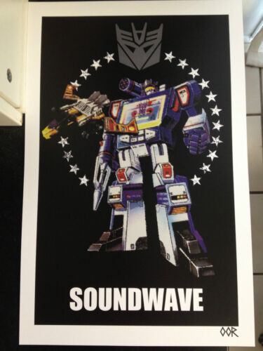 Transformers Soundwave 24&#034;x36&#034; poster print