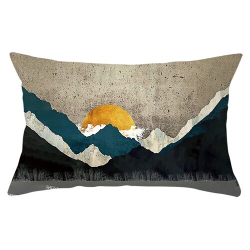 Abstract Geometric Landscape Pillow Cases Sofa Bed Cushion Cover Car Home Decor