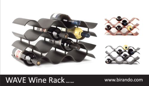 Wave Wine Rack (12 Bottle)