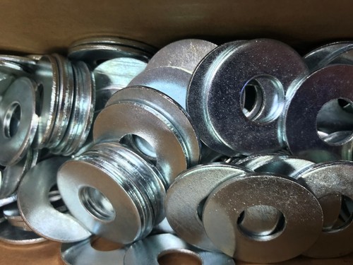 7//16/" BOLT SIZE USS ZINC PLATED WASHER 1//2/" ID X 1-1//4/" OD 25PC