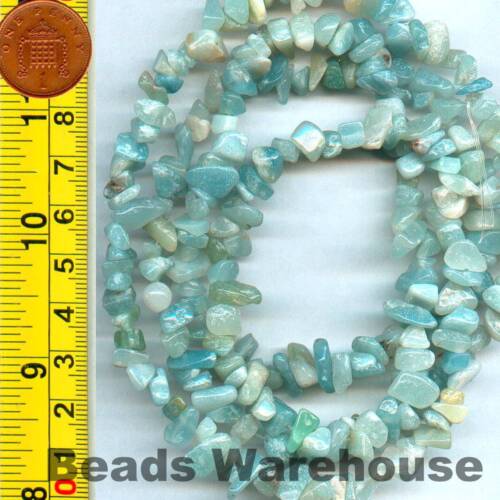 Treated Gemstone Crystal Tumble Chips Beads 34-36/" Long Strand 5-10mm