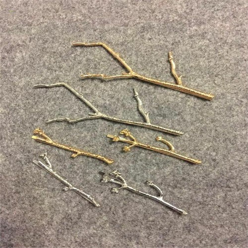 Gold Silber Haar Clips für Frauen Bobby Pins 2PCS Schmuck für Hochzeitshaare