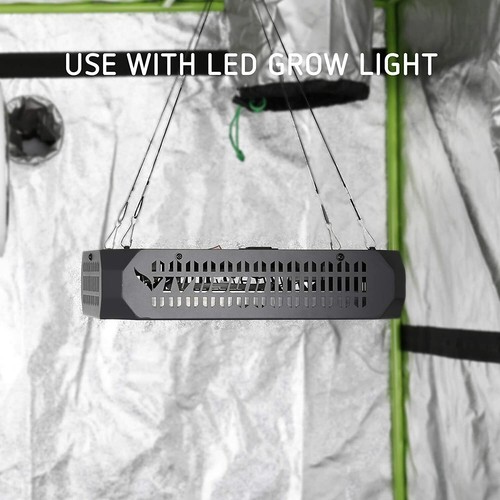 VIVOSUN 48/" X24/" X 60/" Hydroponic Grow Tent+300W LED Grow Light for Indoor Plant