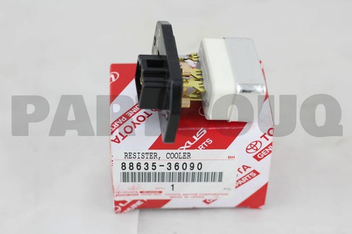COOLER AIR DUCT 8863536090 Genuine Toyota RESISTOR NO.1 88635-36090