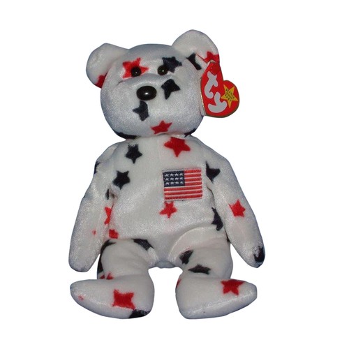 MWMT Patriotic Bear 1997 Ty Beanie Baby Glory