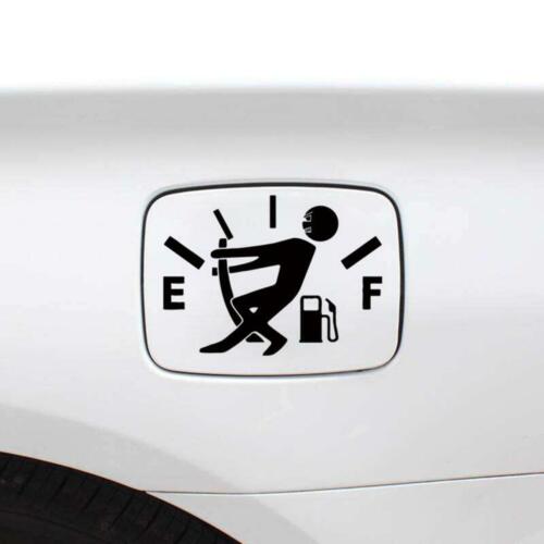Funny Car Stickers High Gas Consumption Decal Fuel Gage Empty Sticker Waterproof 