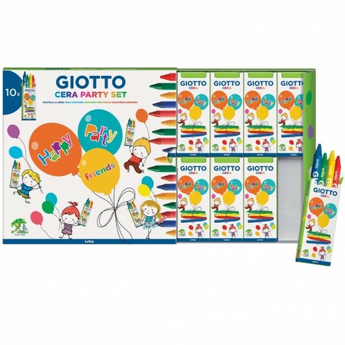 Giotto Cera Party Set 10x4-4 Colori Assortiti 311000