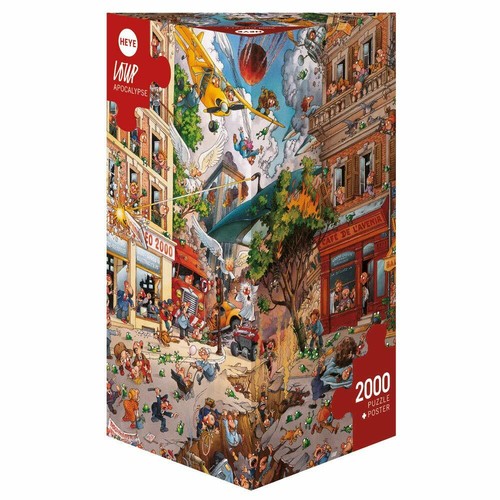 Puzzle Triangolare Jean-Jaques Loup Apocalisse 2000 Pezzi VD-295 1932083-Heye