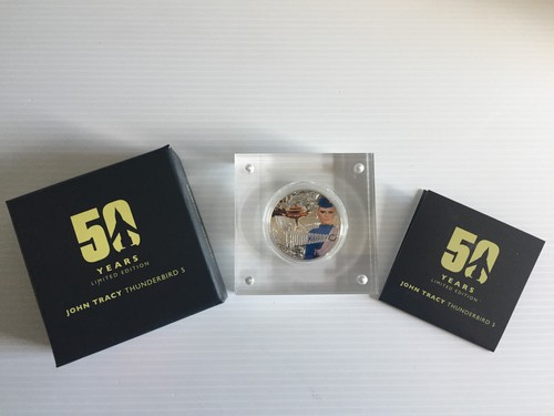 New 1oz Silver Proof 2015 New Zealand Mint Thunderbirds 5 John Tracy $2 Coin