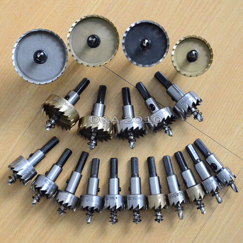 New 18.5mm Stainless Steel Tipped Drill Bit Metal Hole Saw Cutter Heavy Duty 