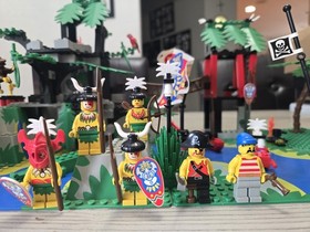 LEGO Pirates Islanders: 6278 Enchanted Island - 97% Complete No Box No Manual