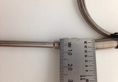 Termopar tipo 2M K 100mm 1250 grados de temperatura Sensor Sonda Para Horno Horno