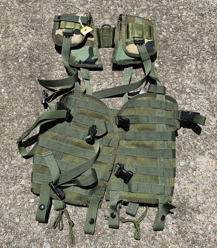 NEW EAGLE INDUSTRIES COMBAT MEDICAL VEST PACK US MILITARY 6532-01-458-7357