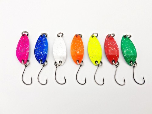7x Forellenblinker Japan Blinker Trout Spoon Forelle J8