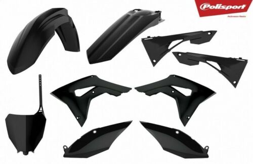 Polisport Plastic Kit Set Black Replacement Honda CRF450R 17-20 CRF250R 18-20