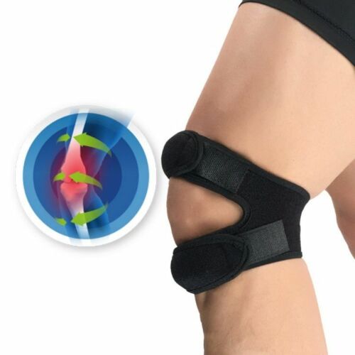 Pressurized Knee Wrap Hole Kneepad Knees Braces Sport Sleeve Elastic Bandage Pad