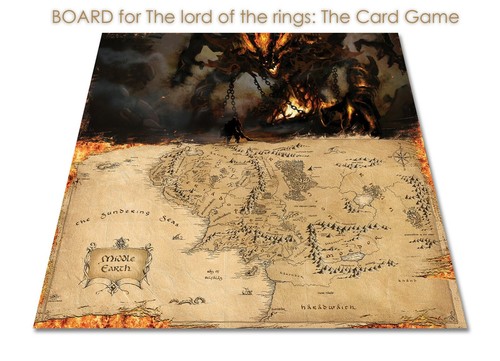THE LORD OF THE RINGS MAP EDITION LCG BOARD GAMEBOARD CCG PLAYMAT CARD GAME