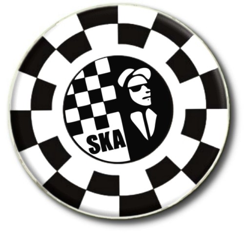 2TONE// SKA//NUTTY BOYS//MADNESS//TWOTONE//MOD//SUGGS// 1980/'S// 25 MM// 1 /" BUTTON BADGE