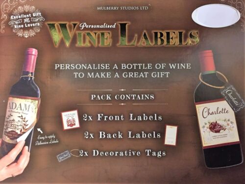 Wine Labels//Tags ~ Personalised ~ AMY~ Unique Novelty Gift