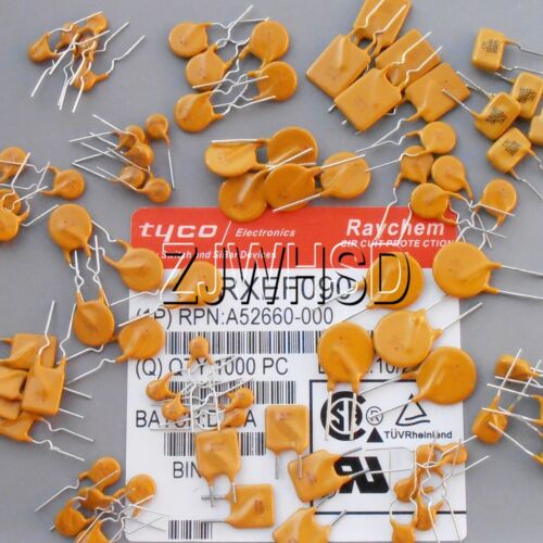 80pcs 16Value PolySwitch Resettable Polyfuse Fuse Assorted Kit 80mA-5A//16-250v