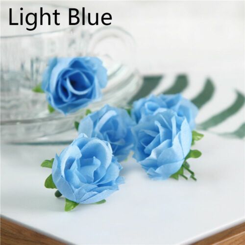 Real Touch Floral Fake Bouquet Flower Heads Wedding Decoration Artificial Rose