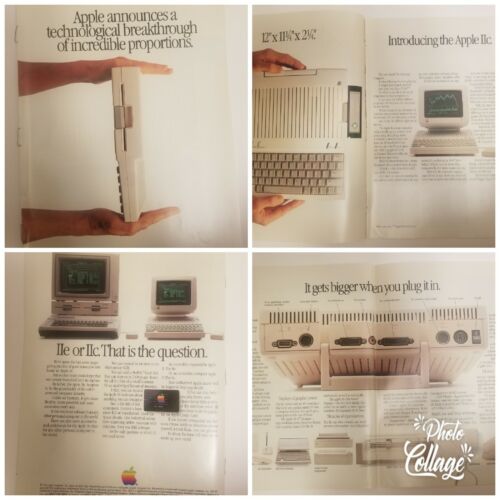 IBM Apple IIc NCR PC4 Commodore Computer PRINT AD Vintage 1970 1980 U Pick Lots