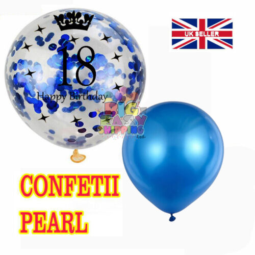 Globos de cumpleaños de la Edad de Plata 16o 18o 21o 30o 40o Cumpleaños Decoraciones Reino Unido