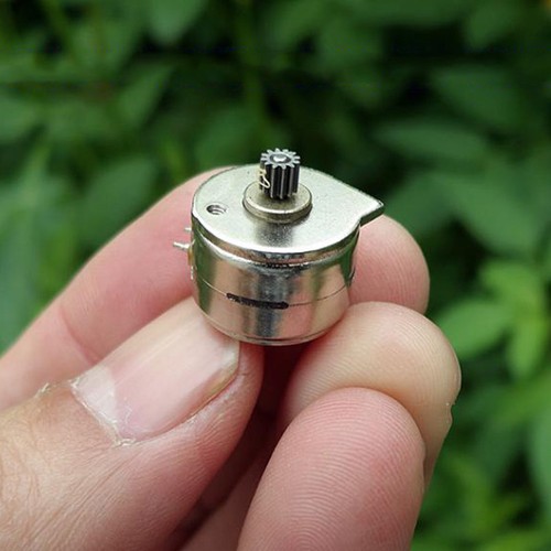 18 Deg 15BY25 Mini 15mm 2-phase 4-wire Precision Stepper Motor Copper Metal Gear