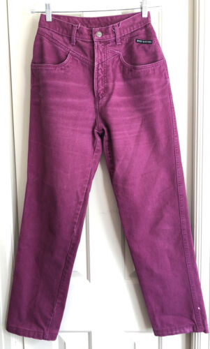 Details about  / Vintage rocky mountain womens jeans Awesome Color Magenta