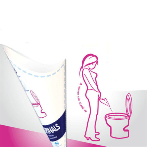 10Pcs//Bag Disposable Female Urinal Funnel Urination Device for Travel Camping wx