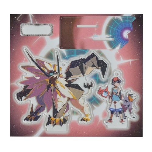 Pokemon Acrylic stand key holder Ultra Alola Adventure hero Boy Sun /& Moon JP