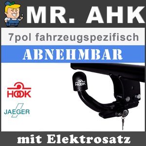 HOOK Mercedes C-Klasse W204 07-14 AHK Anhängerkupplung abnehmbar 7pol spe ESatz