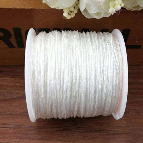 45m 0.8mm Cord Thread Knot Macrame Braided String for Jewelry Making Sewing 