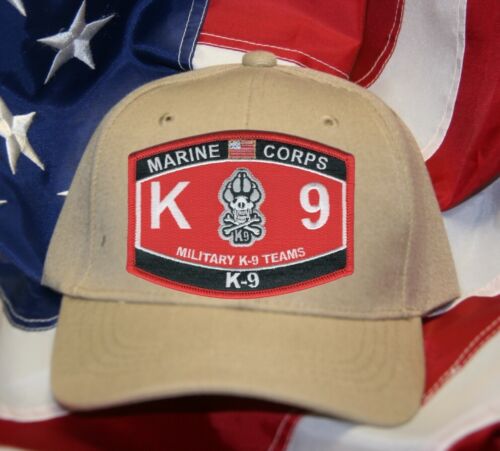 K-9 HAT PATCH CAP  MARINES MOS