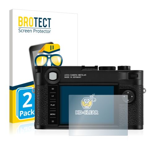2x lámina protector de pantalla claro para Leica m10/m10-p/q2 lámina protectora protector de pantalla 