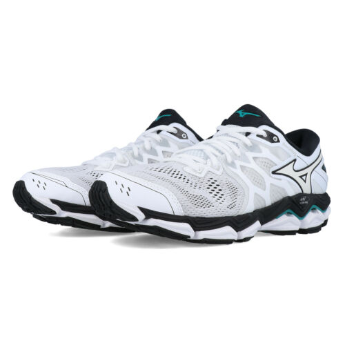 White Sports Mizuno Mens Wave Horizon 3 Running Shoes Trainers Sneakers