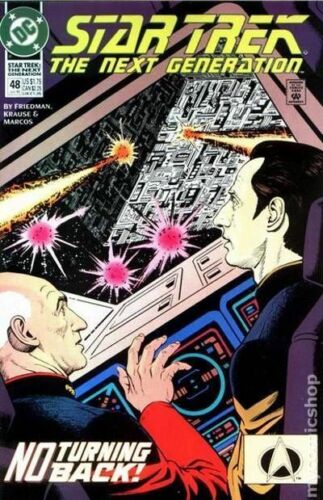 Star Trek The Next Generation #48 VF 1993 Stock Image