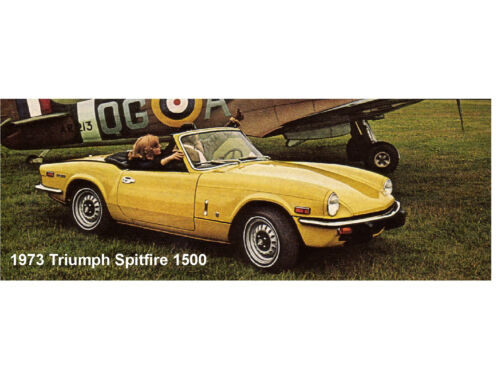 1973 Triumph Spitfire 1500 Fridge Magnet