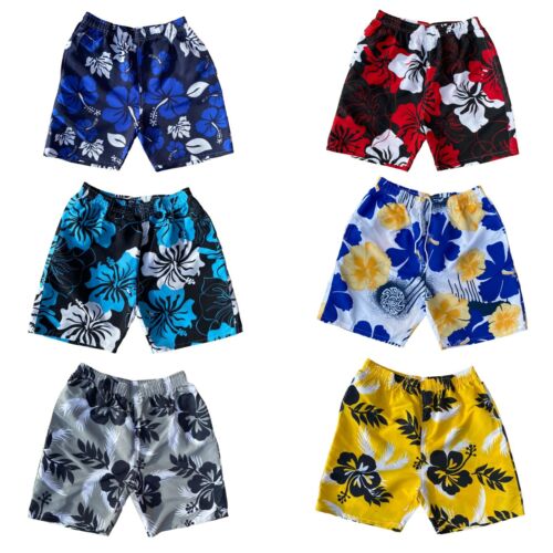 Mens Swimming Board Shorts Trunks Floral Quick Dry Pool Beach Holiday Swim Mesh