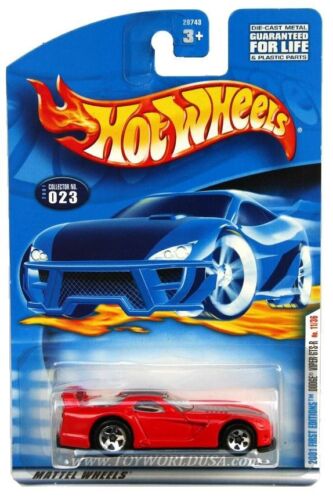 2001 Hot Wheels #23 First Edition Dodge Viper GTS-R