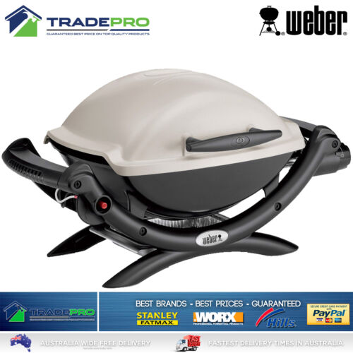 BBQ Weber Q1000 Portable Gas Barbecue Grill Stainless Steel Burner /& Hose Baby Q