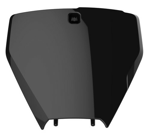 Polisport Front Number Plate Black 8665800003 64-69064 993777