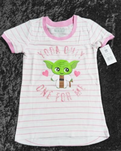 NEW! Valentine's Day Star Wars Yoda Only One for Me Youth Girls T-Shirt XS-XL 