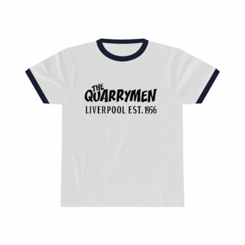 Details about   Quarrymen Liverpool Unisex Ringer T Shirt Tee The Beatles Before They Were Famou 