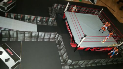 WWE personalizado hecho Anillo barricadas para figuras Lucha Libre