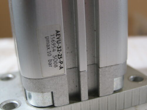 One FESTO  #AEVU-32-25-P-A Cylinder 