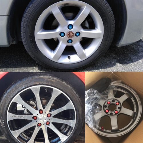 20pcs Red M12x1.5 Racing Wheel Lug Nuts 1.38/" Close End for Honda Civic Toyota