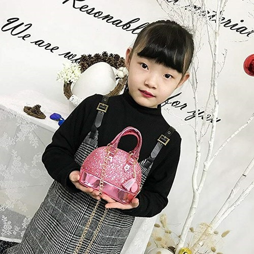 Little Girls Sequins Handbags Princess Crossbody Bag Mini Satchel Gifts For Girl